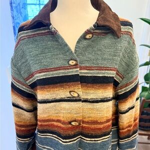 Striped Multicolor Women's Jacket